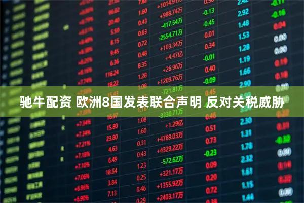 驰牛配资 欧洲8国发表联合声明 反对关税威胁